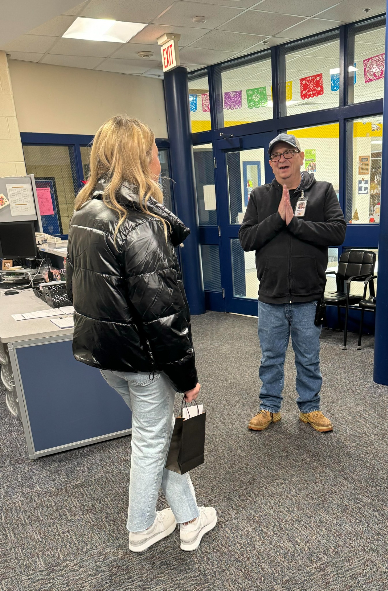 Helping the Hardworking recognition moment